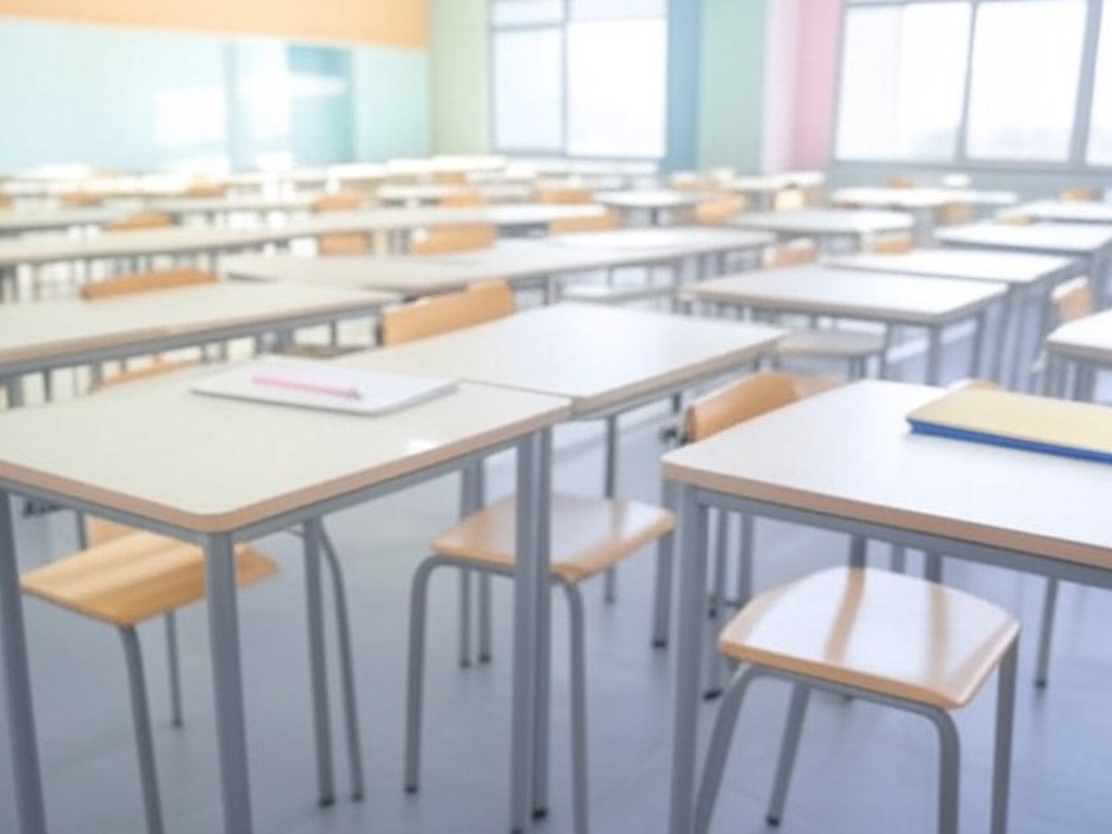 Escola pública em Brasília representando anúncio de créditos escolares do GDF para alunos.