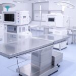 Aparelhos de anestesia modernos em sala de cirurgia do Hospital de Base do DF, valorizados em R$ 1,2 milhão para modernização de cirurgias.