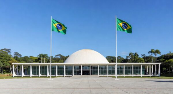 Edifício do STF em Brasília representando decisão judicial sobre mensagens negadas.