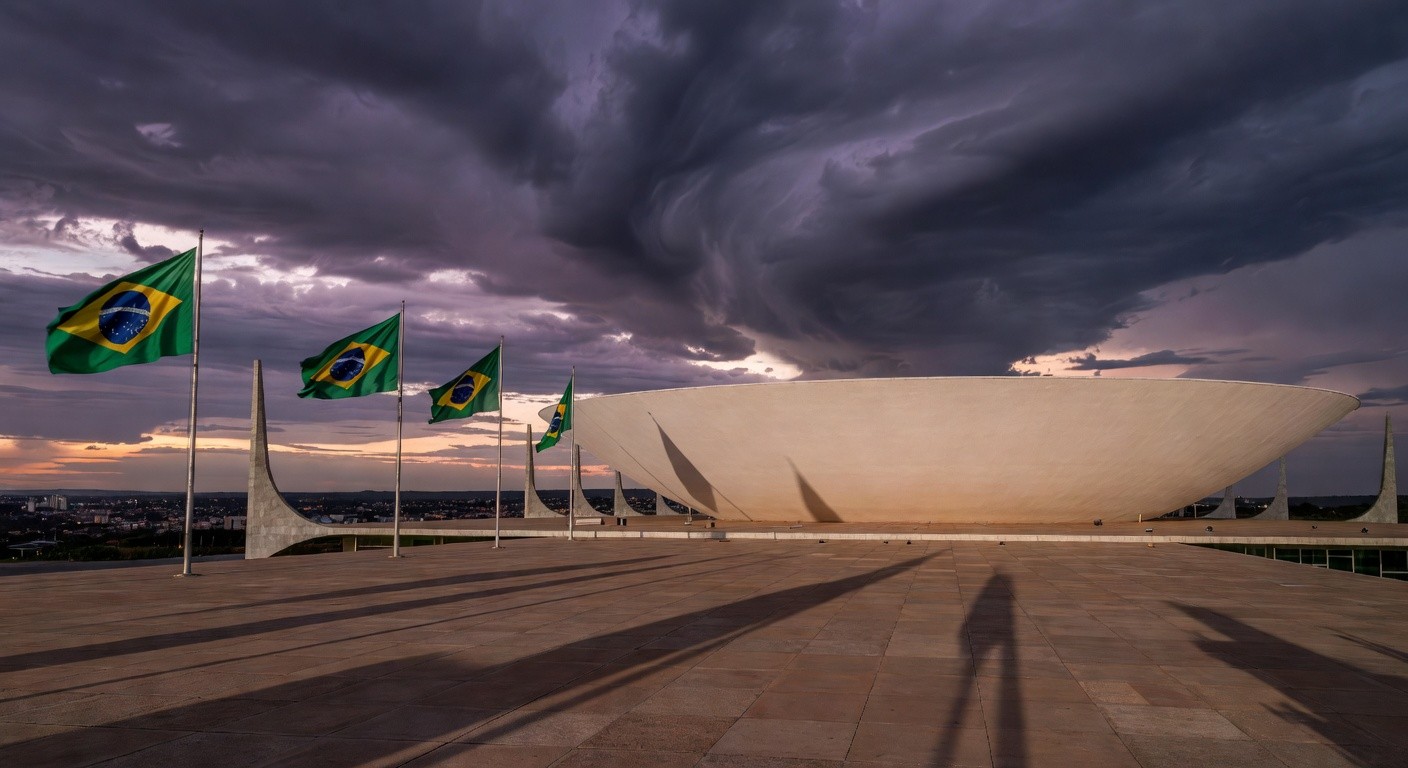 Edifício da CLDF em Brasília ao entardecer, representando divulgação do Prêmio Marielle Franco em meio a retrocessos nos direitos humanos.