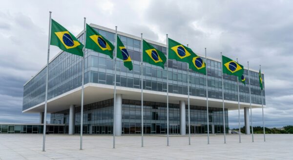 Edifício do Tribunal de Justiça em Brasília, simbolizando defesa legal e delação premiada no Brasil.