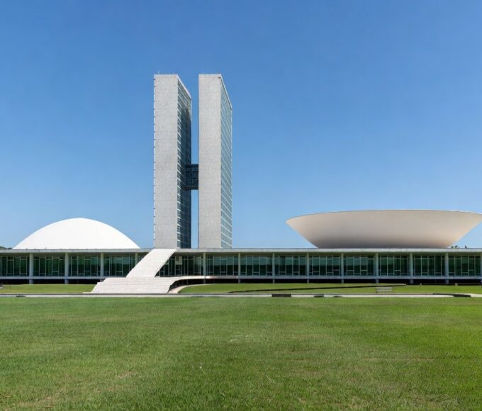 Fachada da Câmara dos Deputados em Brasília, simbolizando debate sobre escala 6x1 e busca por consenso entre setores.