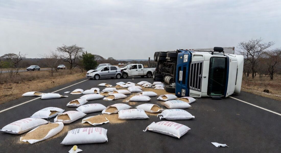 Sinistro de trânsito ocorreu na manhã desta segunda-feira (30) Divulgação/CBMDF - Divulgação/CBMDF