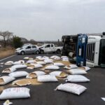 Sinistro de trânsito ocorreu na manhã desta segunda-feira (30) Divulgação/CBMDF - Divulgação/CBMDF