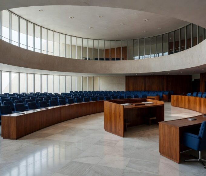Fachada do edifício do IgesDF em Brasília, Distrito Federal