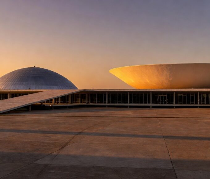 Congresso Nacional em Brasília representando sucessão política