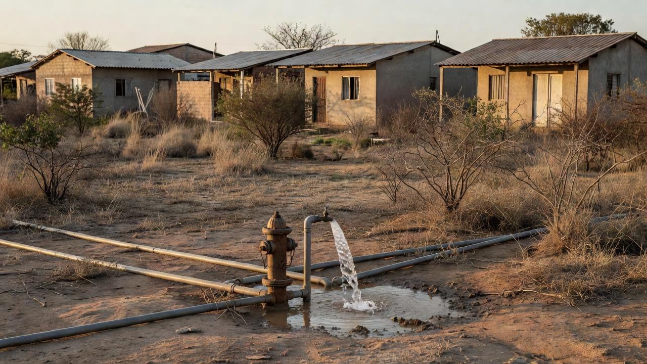 Tubulações de água em Arapoanga no DF após anos de negligência no abastecimento