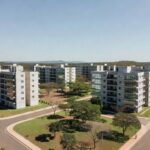 Conjunto habitacional Itapoã Parque com edifícios residenciais em Brasília