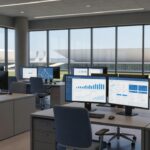 Monitores com plataformas digitais integradas de serviços públicos do GDF em Brasília