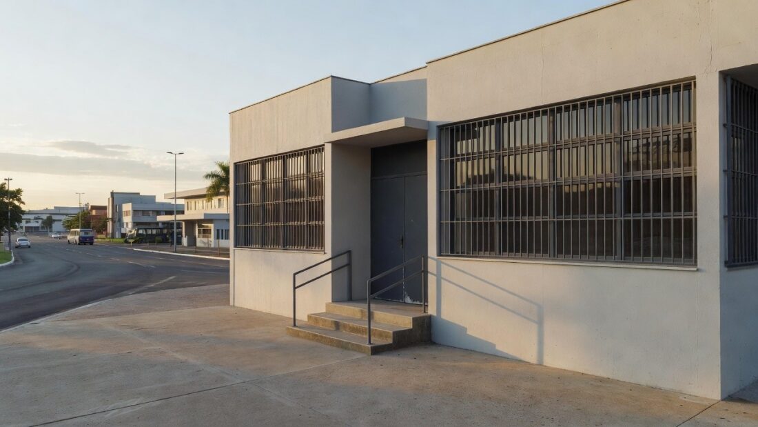 Fachada de delegacia da pessoa idosa no Distrito Federal