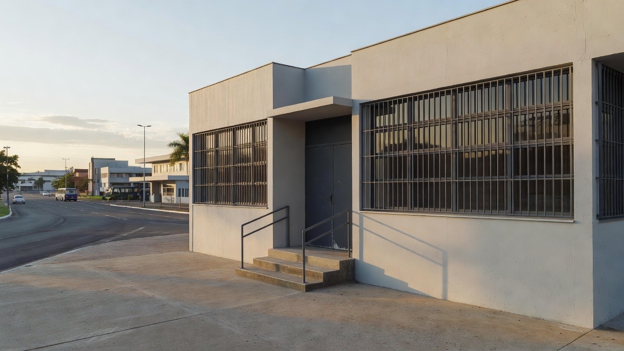 Fachada de delegacia da pessoa idosa no Distrito Federal