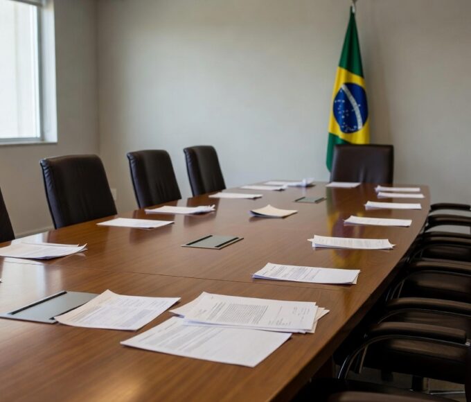 Vista do Congresso Nacional em Brasília representando cenário político do MDB-DF