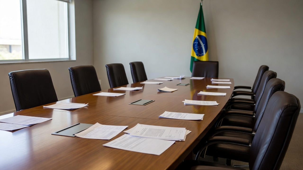 Vista do Congresso Nacional em Brasília representando cenário político do MDB-DF