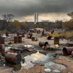 Acúmulo de lixo eletrônico em área urbana de Brasília, problema ambiental combatido por lei de logística reversa no DF