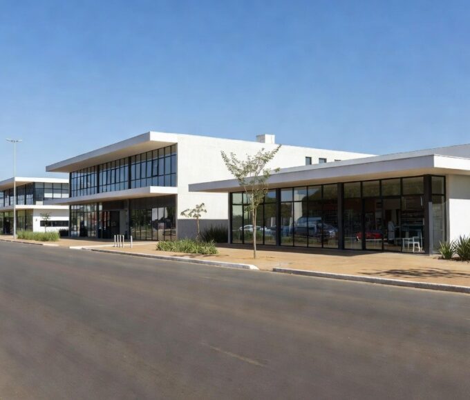 Centro comercial em Brasília representando o setor de comércio do DF