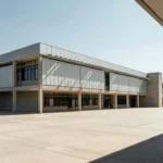 Escola pública do Distrito Federal com áreas abertas