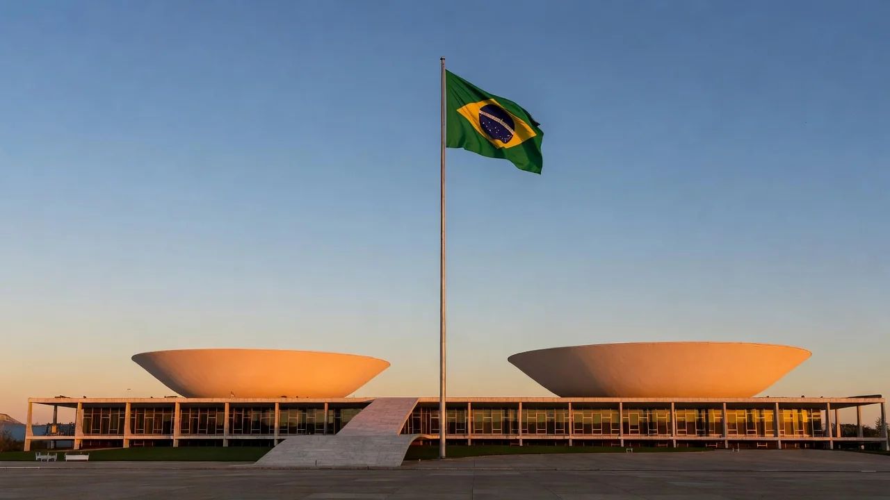 Urna eletrônica em seção eleitoral no Distrito Federal para eleições de 2026